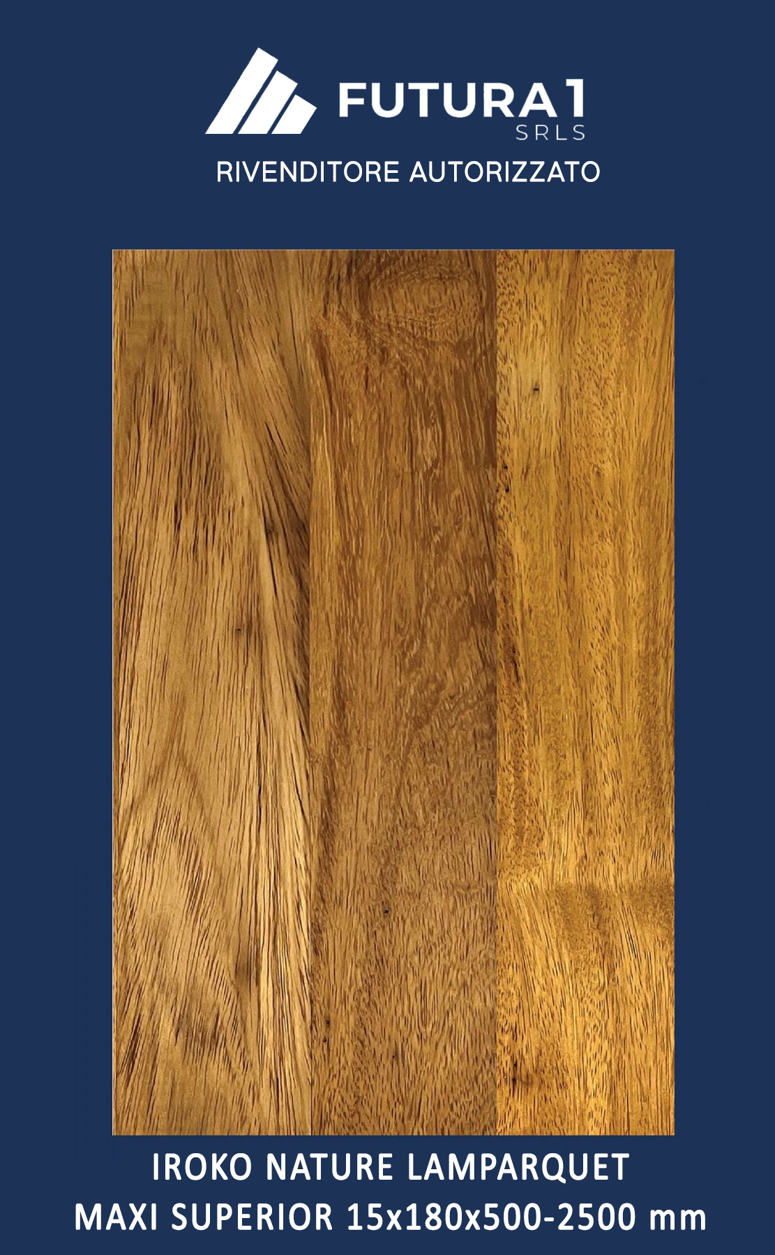 IROKO NATURE LAMPARQUET MAXI SUPERIOR 15x180x500-2500 mm