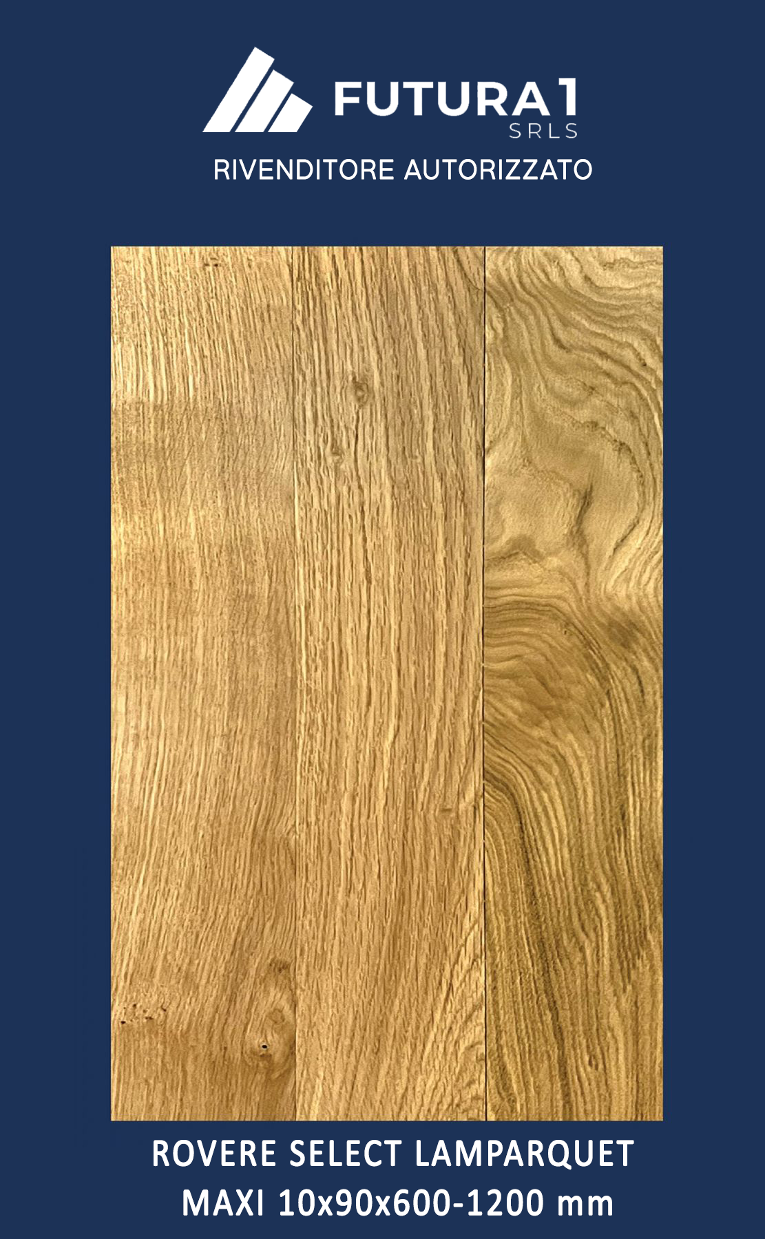 ROVERE SELECT LAMPARQUET MAXI 10x90x600-1200 mm